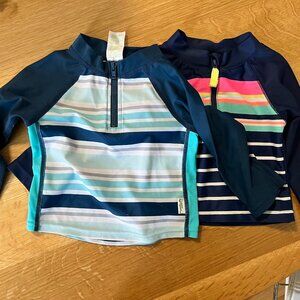 Green Sprouts Carters Infant Toddler Quick Dry Rashguard  Sz 12 Mos